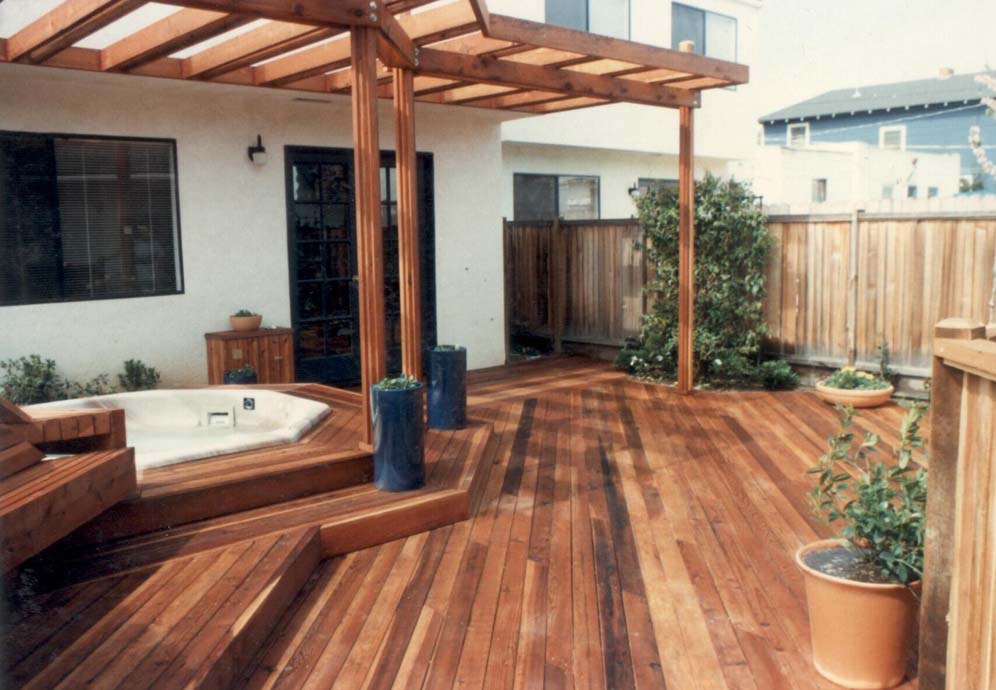 Spa, Deck, Light Trellis Combo