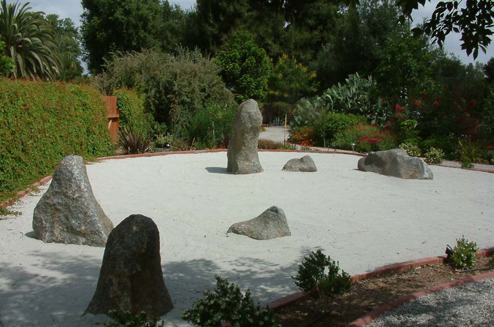 Boulders in the Riverside Zen Garden