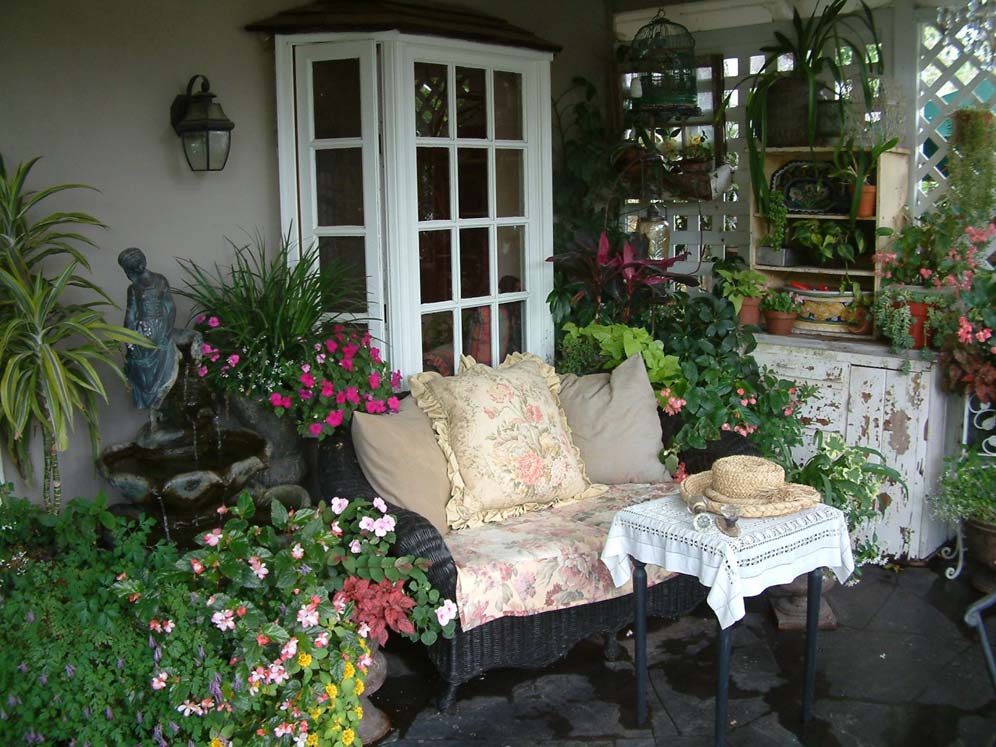 Patio Next to the House